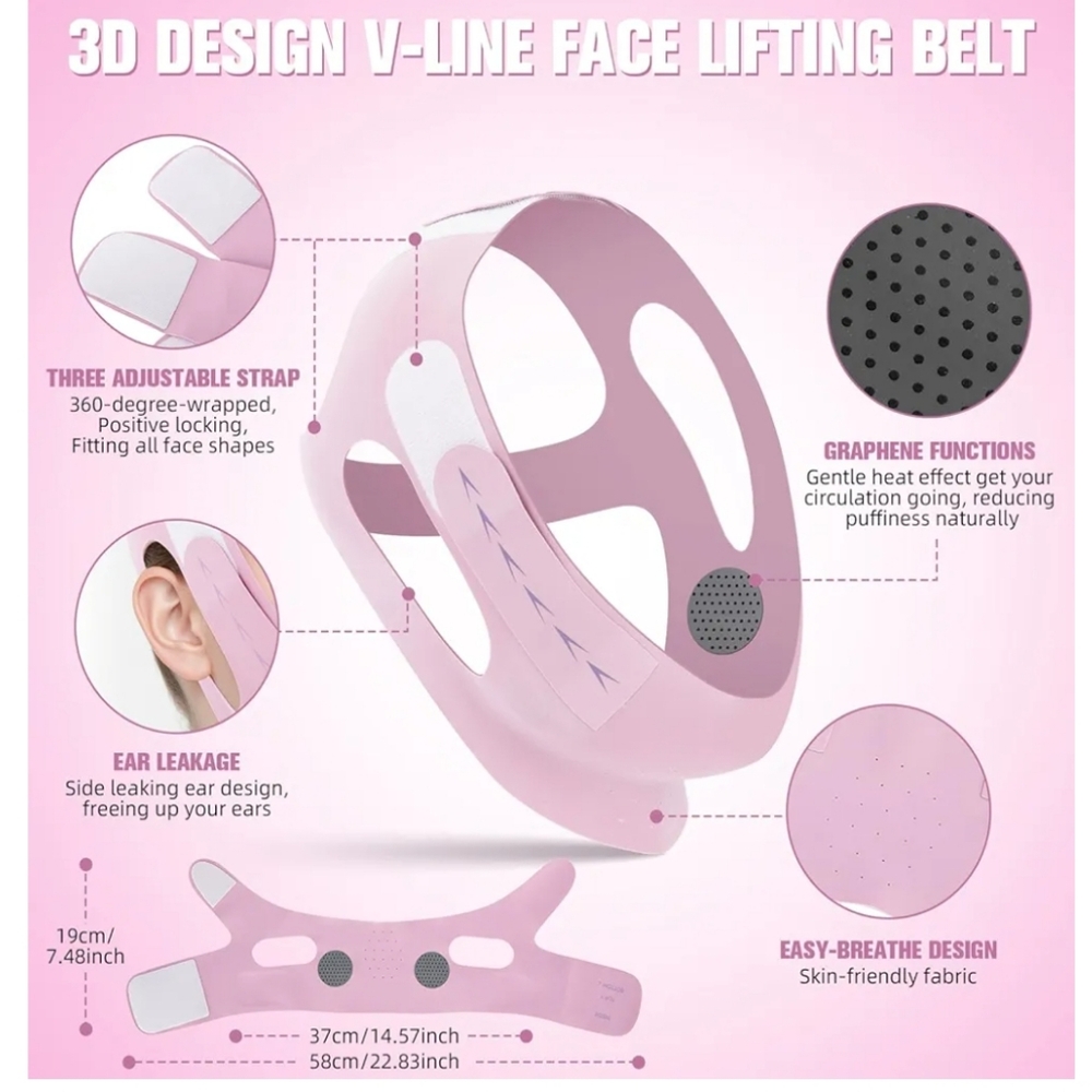 Chin Strap For Sleeping - Jawline Shaper - Picture 3 of 10